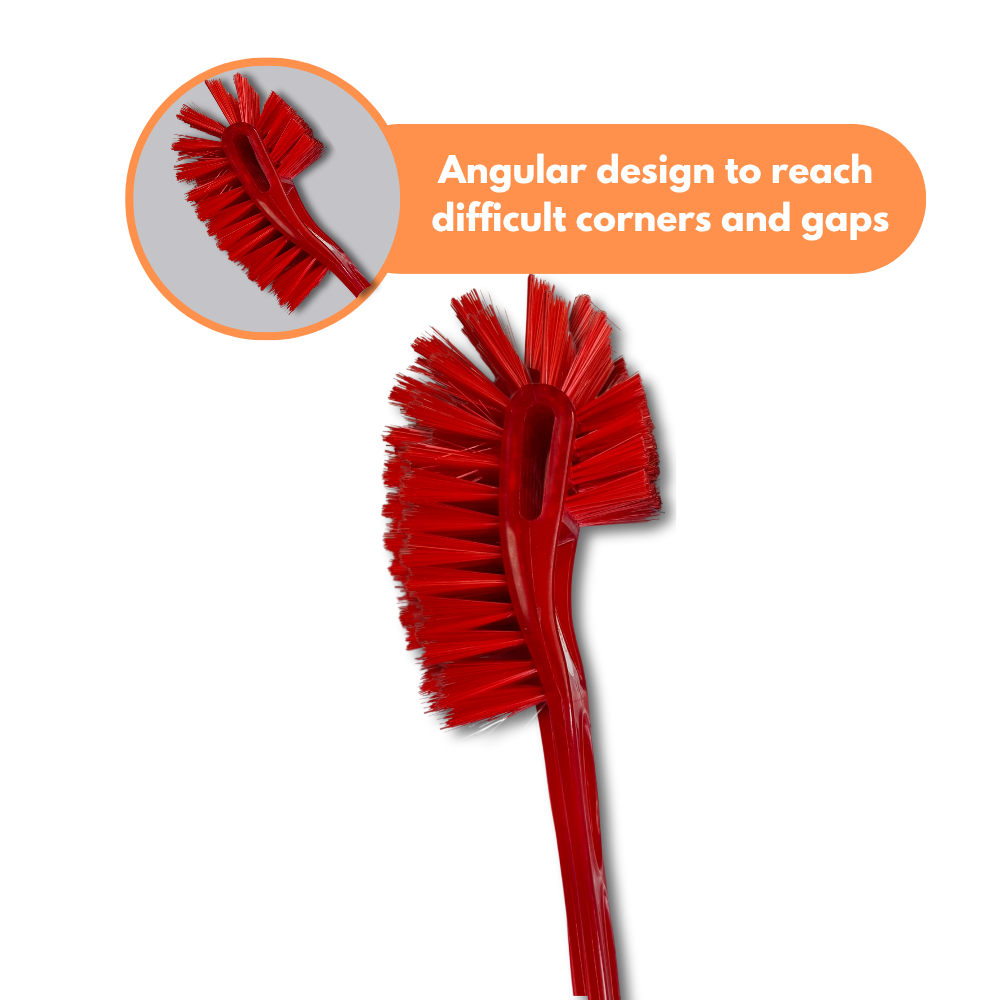 Plastic Double Sided Flexible Toilet Brush