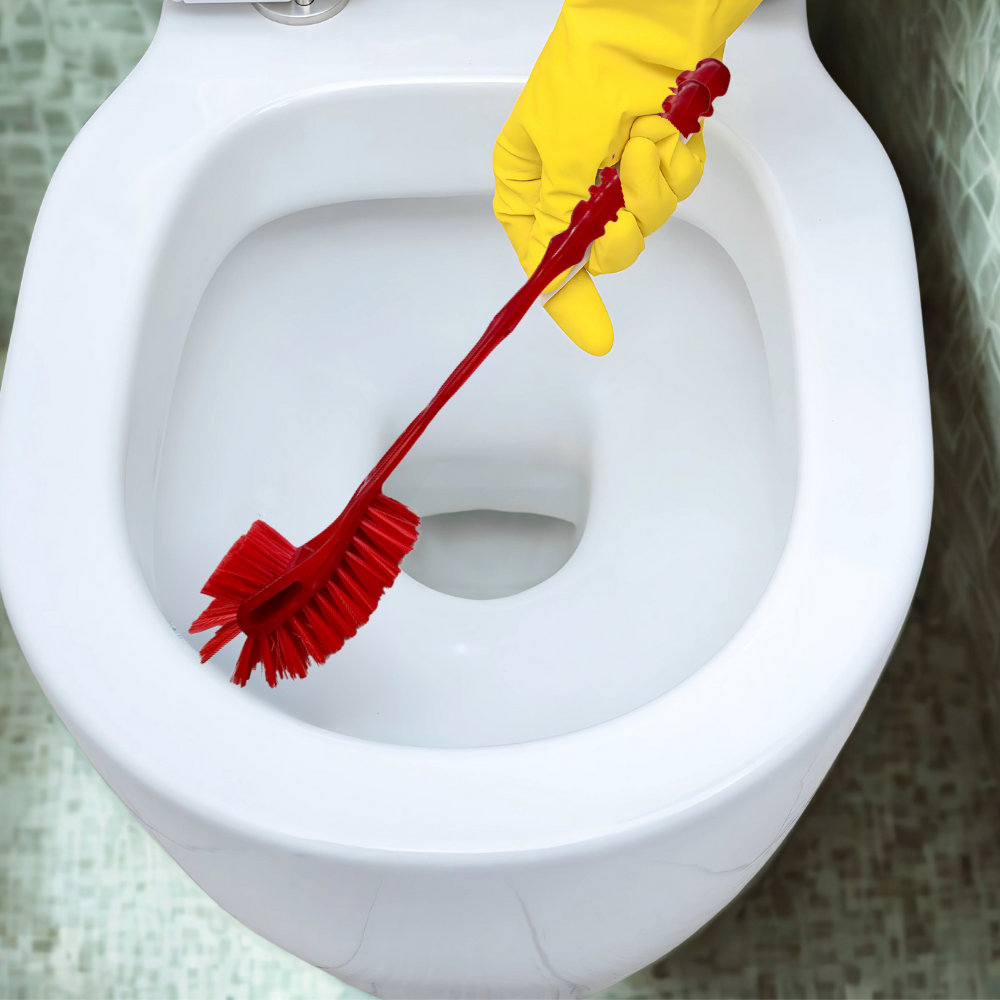 Plastic Double Sided Flexible Toilet Brush