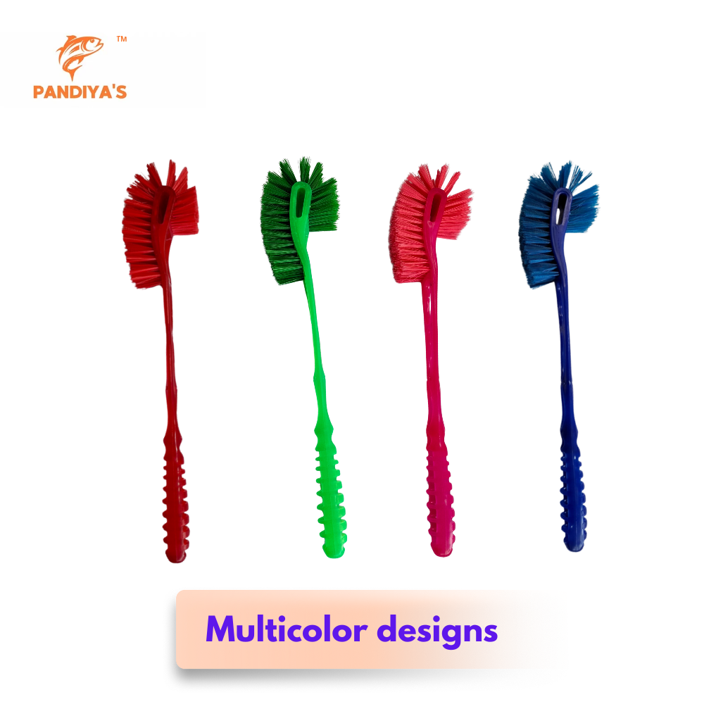 Plastic Double Sided Flexible Toilet Brush