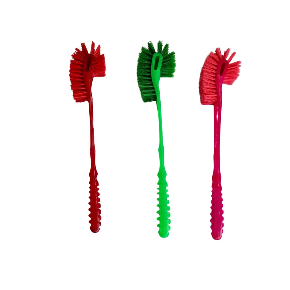 Plastic Double Sided Flexible Toilet Brush