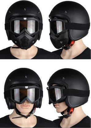 Motorcycle Riding Face Mask with Goggles