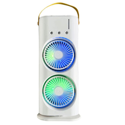 Double End Mist Spray Cooler with Dual LED Lights
