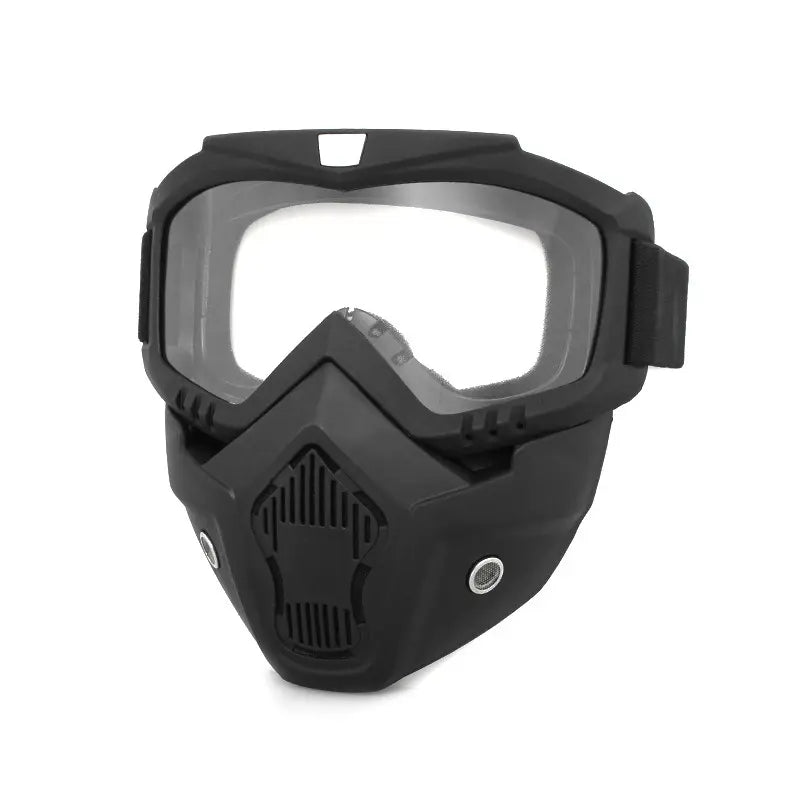 Motorcycle Riding Face Mask with Goggles