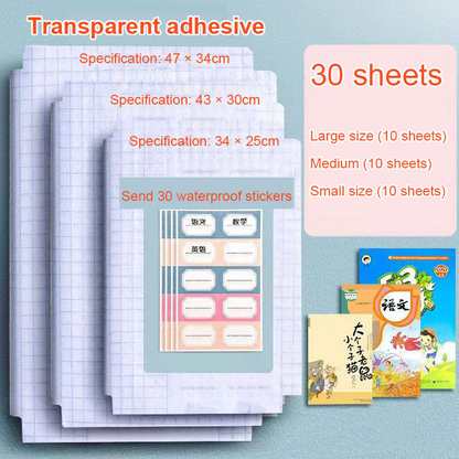 Waterproof Self-Adhesive PVC Book Covers